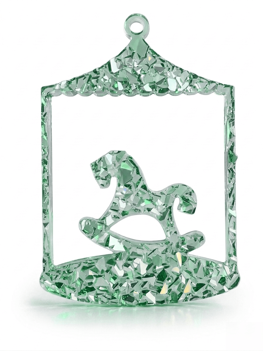 Crystal Rocking Horse Ornament Mold - Ideas Decor Shop