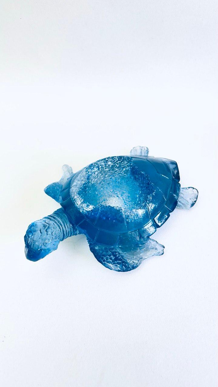 Crystal Sea Turtle Resin Mold - Extra Large Geode Silicone Mold - Ideas Decor Shop