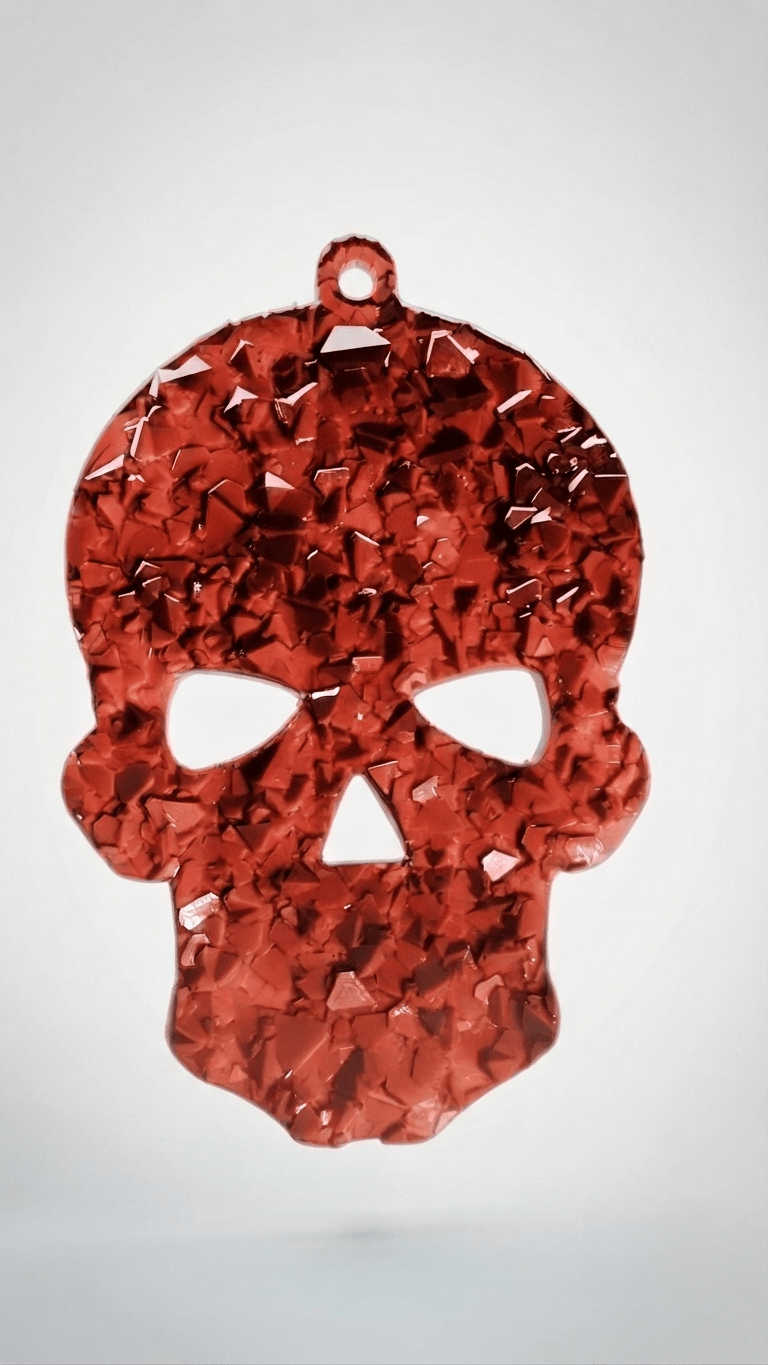Crystal Skull Silicone Mold - Ideas Decor Shop