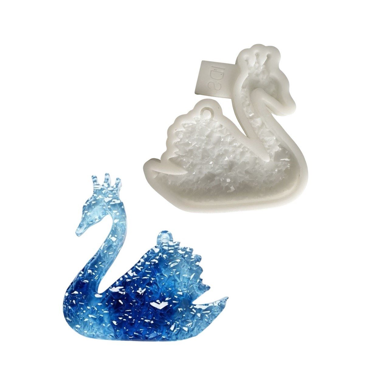 Crystal Swan Silicone Mold 10cm x 9.7cm - Ideas Decor Shop