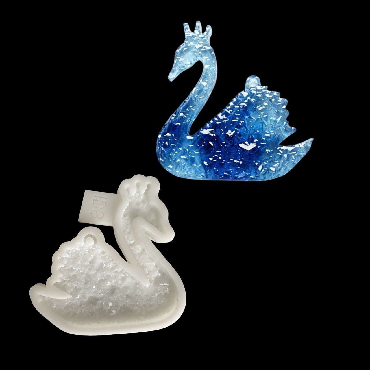 Crystal Swan Silicone Mold 10cm x 9.7cm - Ideas Decor Shop