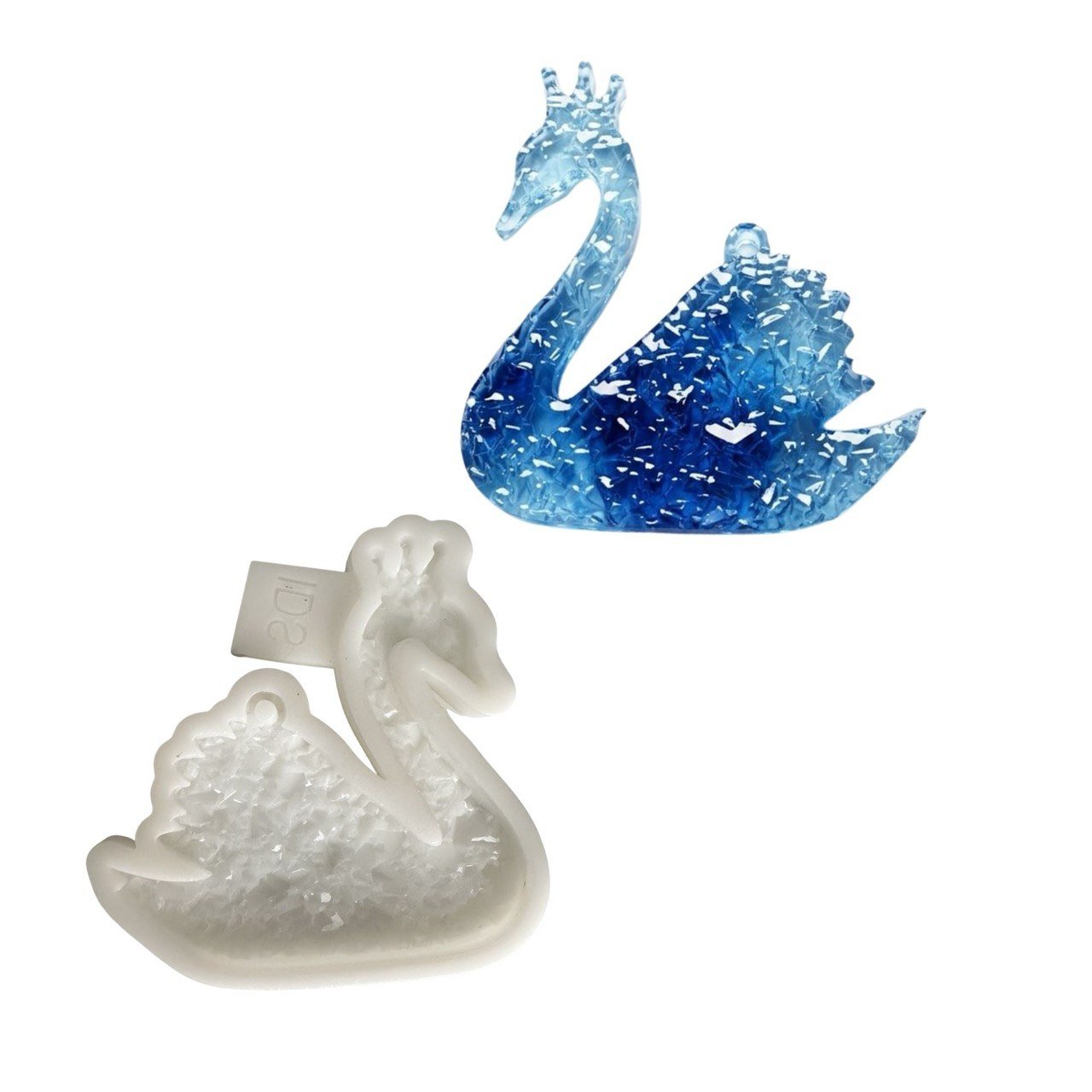 Crystal Swan Silicone Mold 10cm x 9.7cm - Ideas Decor Shop