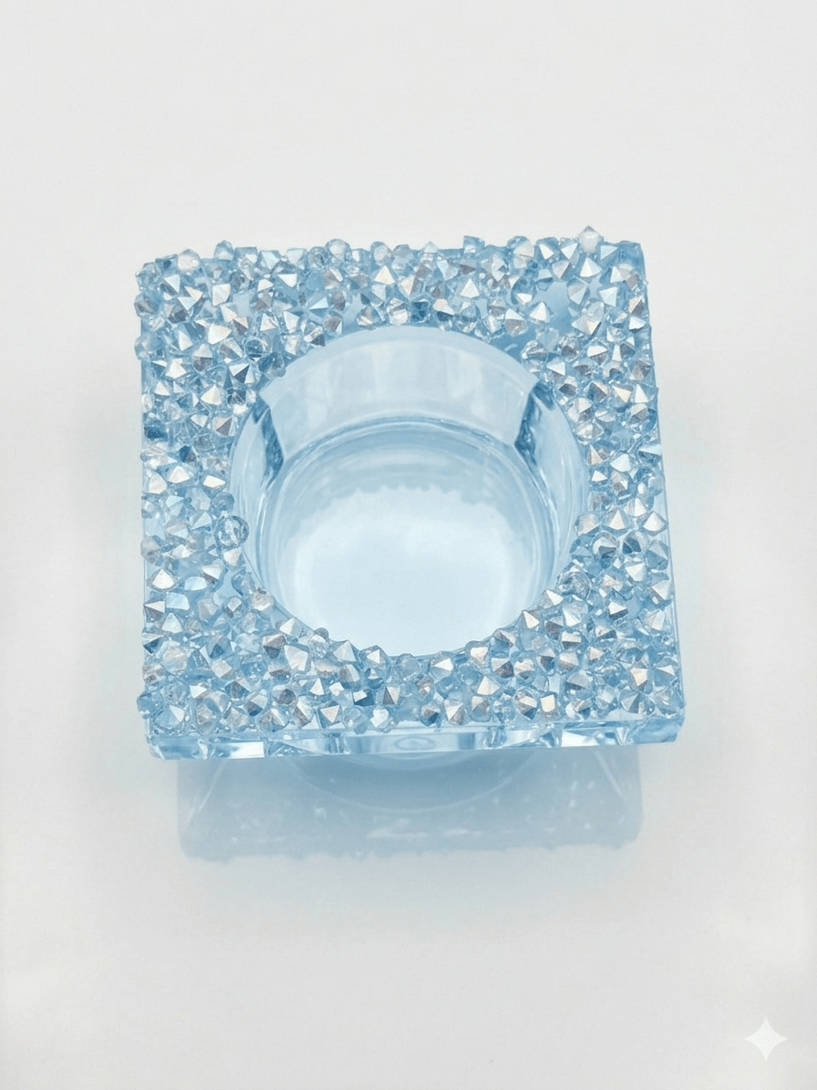Crystal Tea Light Holder Silicone Mold for Resin Epoxy Art DIY - Ideas Decor Shop