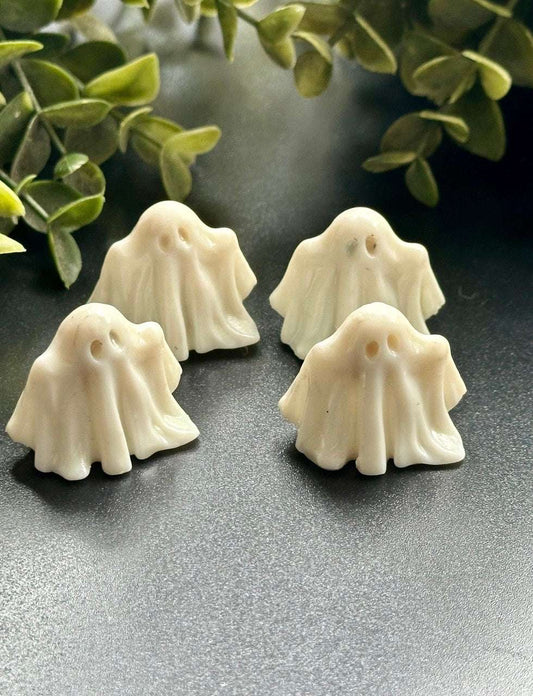 Cute Ghost Silicone Mold – Halloween 4 pc Mini Ghost Figure - Ideas Decor Shop