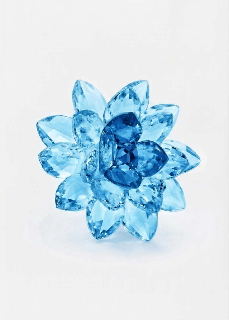 Delicate Beauty Crystal Flower Resin Mold - DIY Silicone Mold for Crafting - Ideas Decor Shop