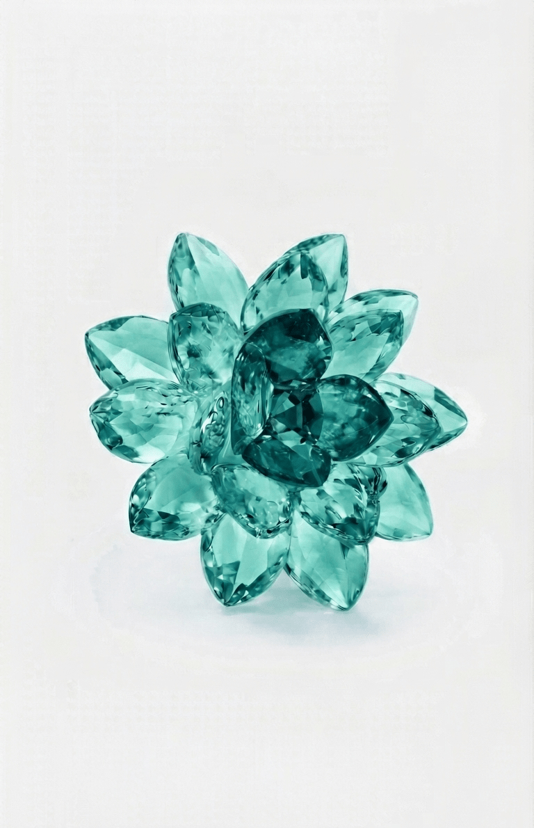 Delicate Beauty Crystal Flower Resin Mold - DIY Silicone Mold for Crafting - Ideas Decor Shop