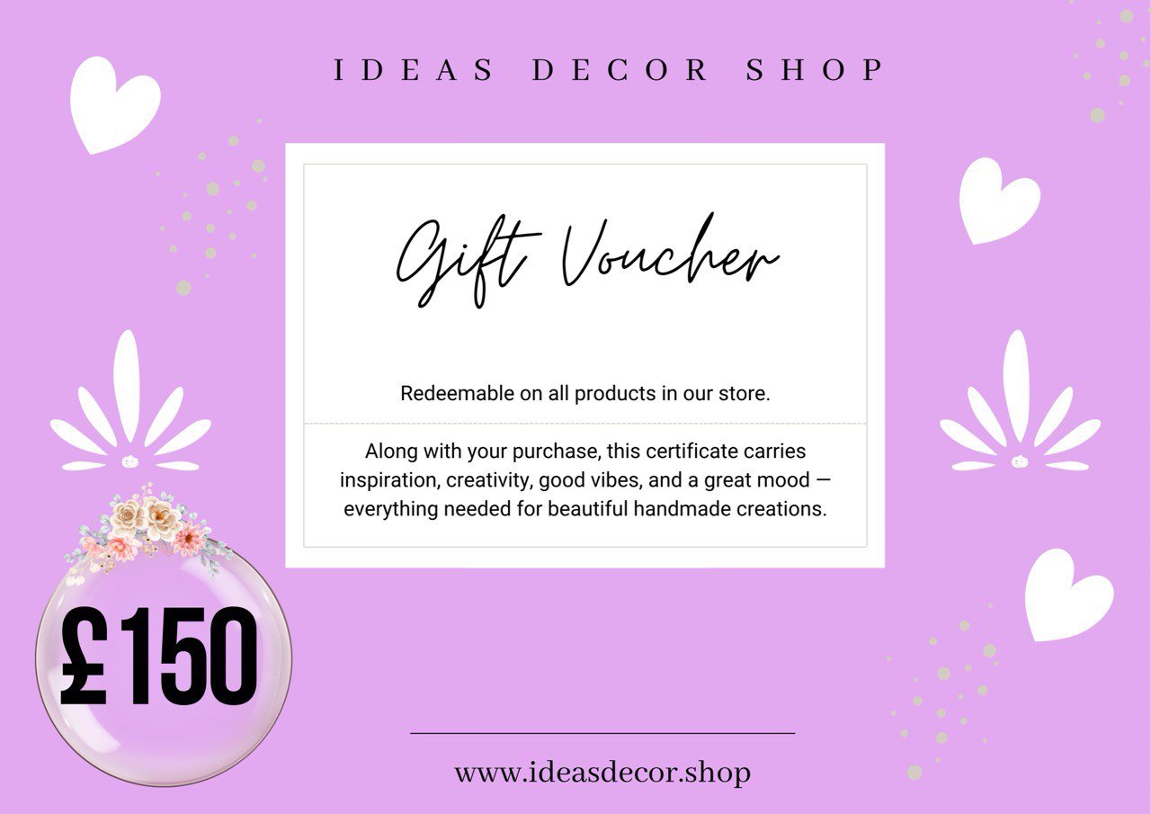 Digital Gift Card — Ideas Decor Shop - Ideas Decor Shop