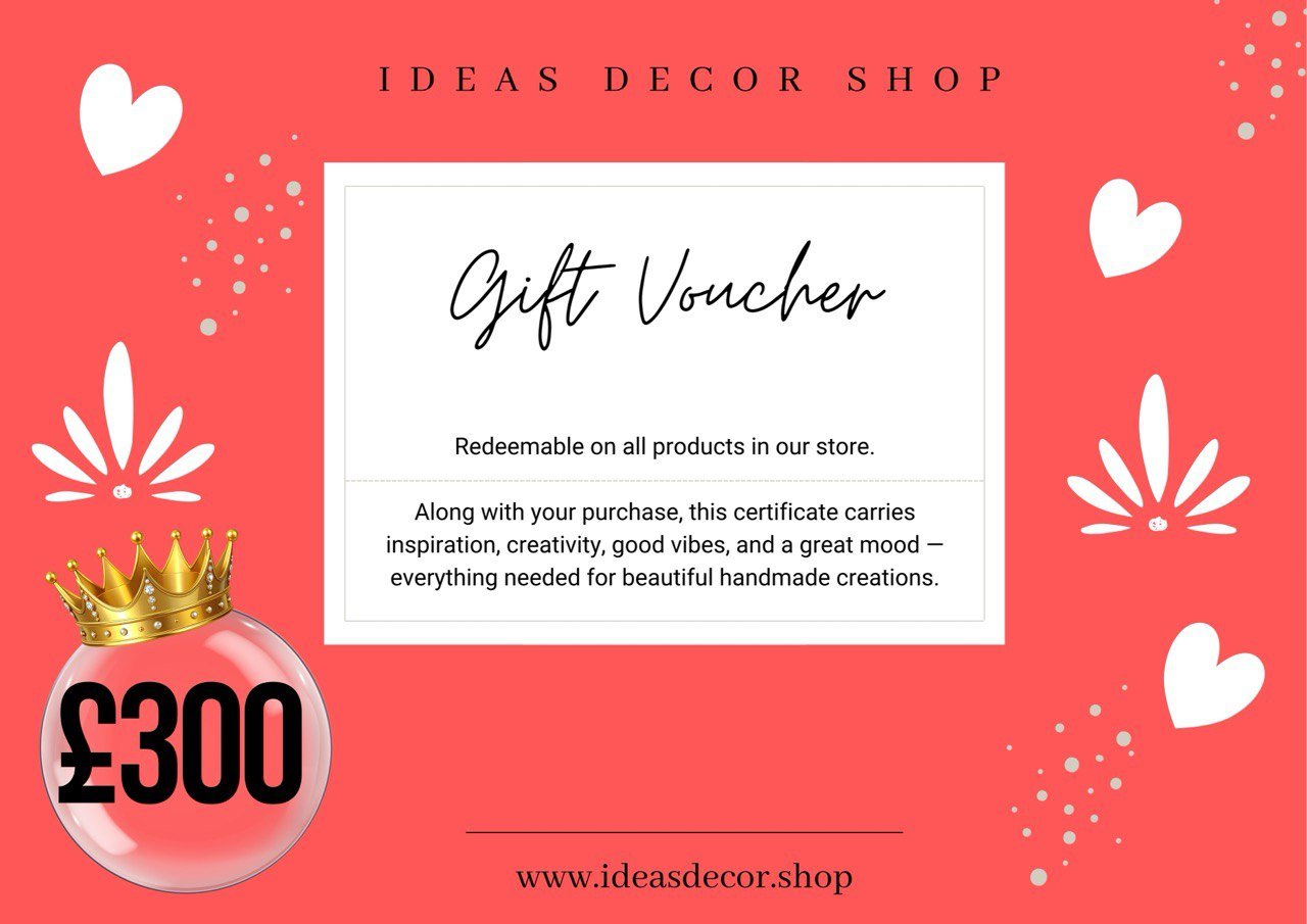 Digital Gift Card — Ideas Decor Shop - Ideas Decor Shop