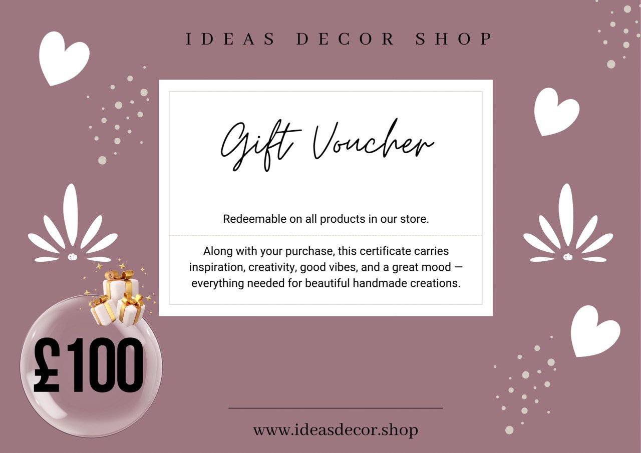 Digital Gift Card — Ideas Decor Shop - Ideas Decor Shop