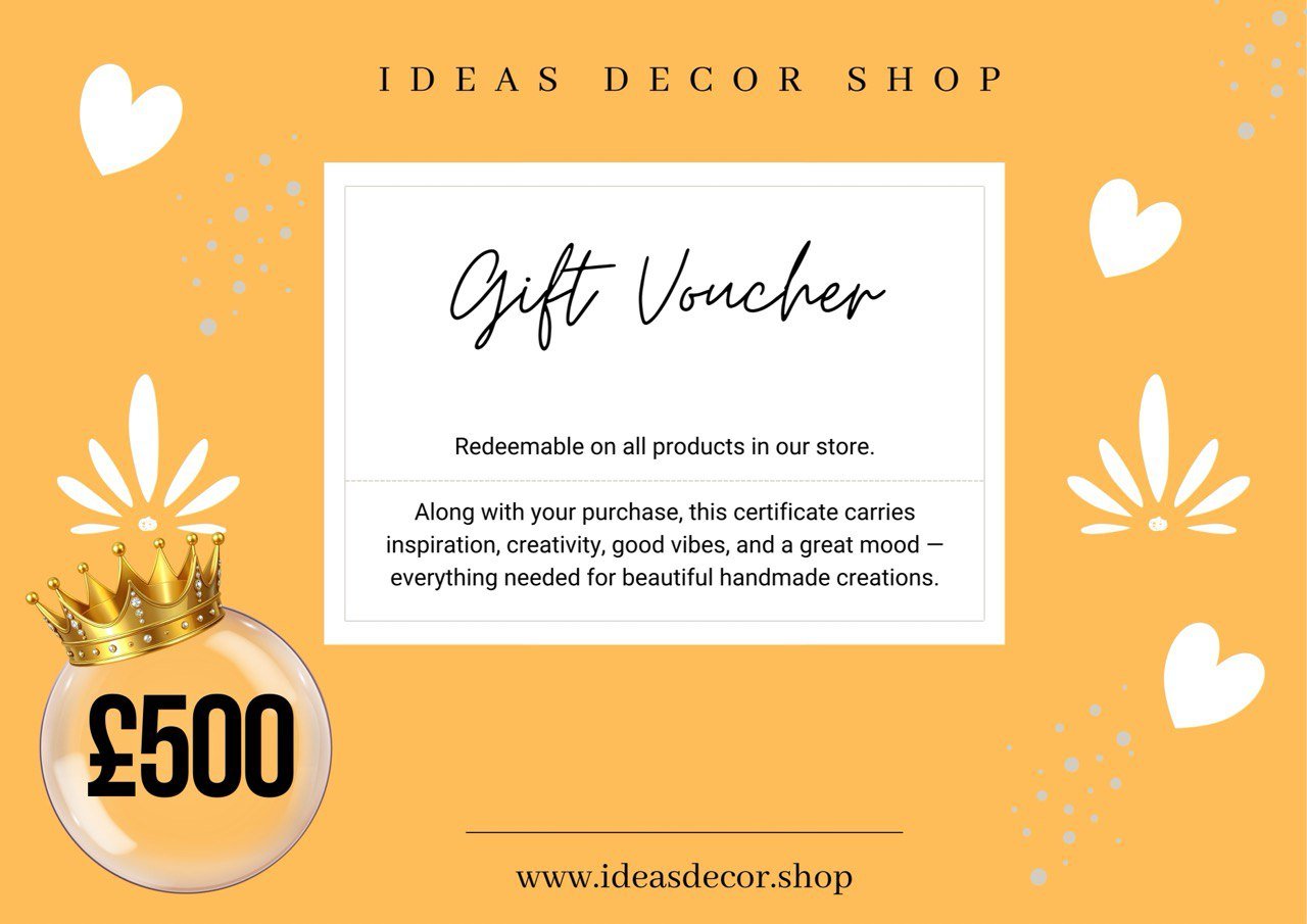 Digital Gift Card — Ideas Decor Shop - Ideas Decor Shop