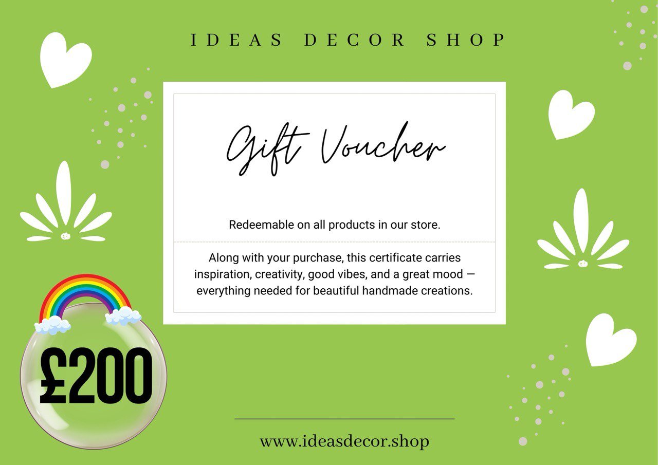 Digital Gift Card — Ideas Decor Shop - Ideas Decor Shop