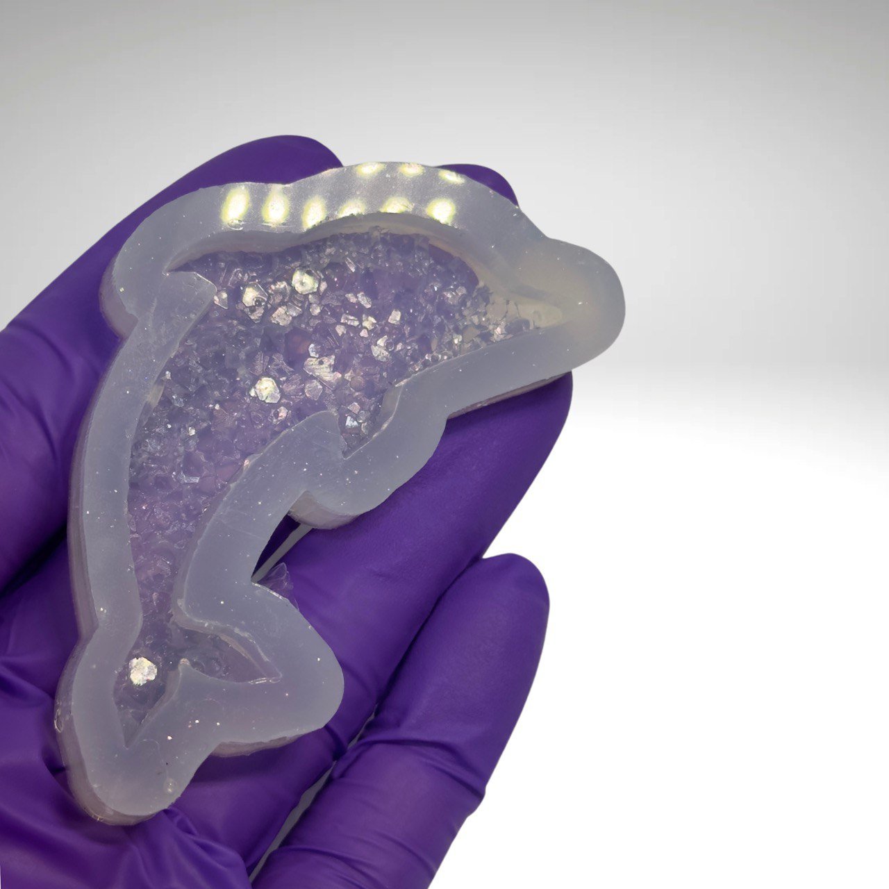 DIY Druzy Dolphin Epoxy Resin Mold for Jewelry and Home Decor - Ideas Decor Shop