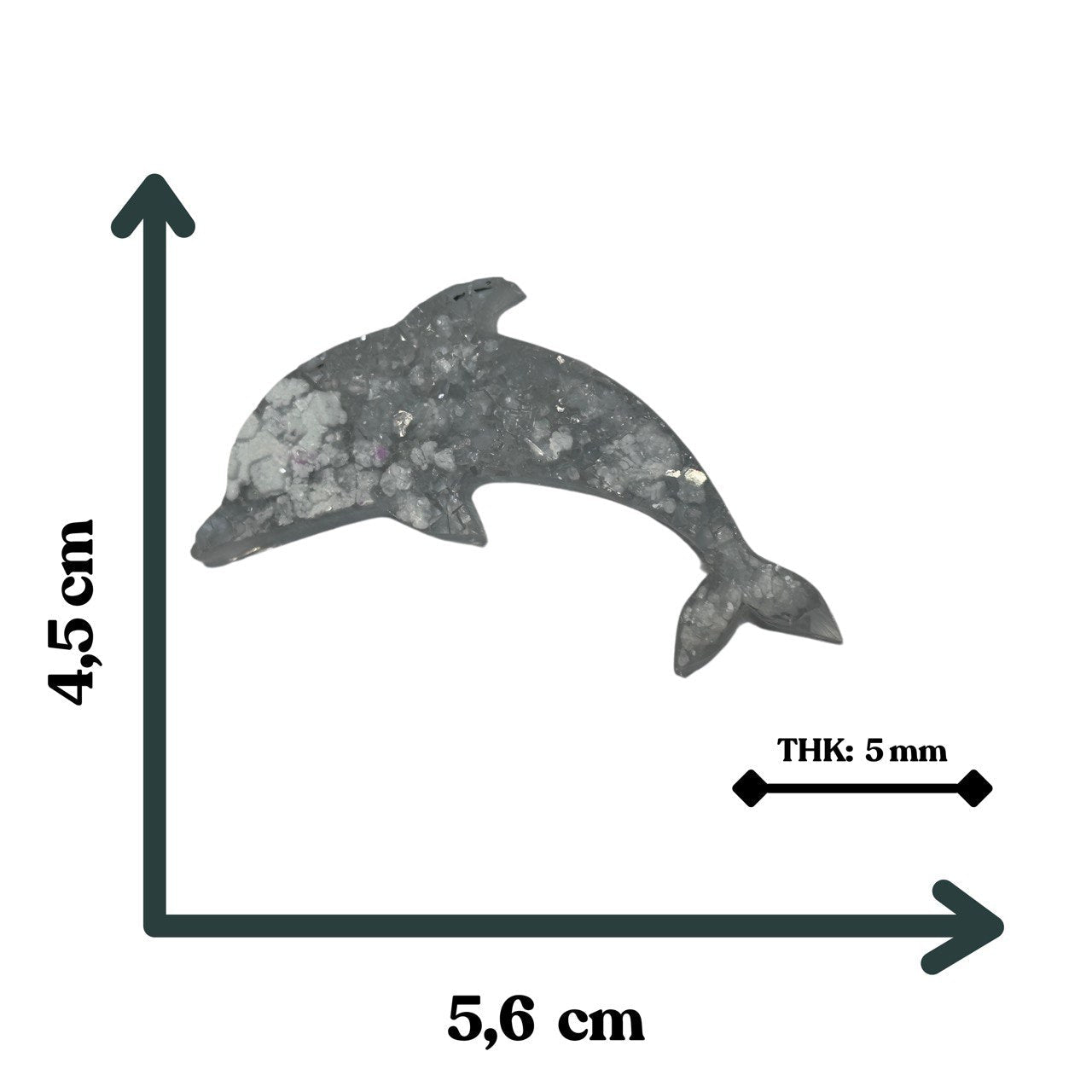 DIY Druzy Dolphin Epoxy Resin Mold for Jewelry and Home Decor - Ideas Decor Shop