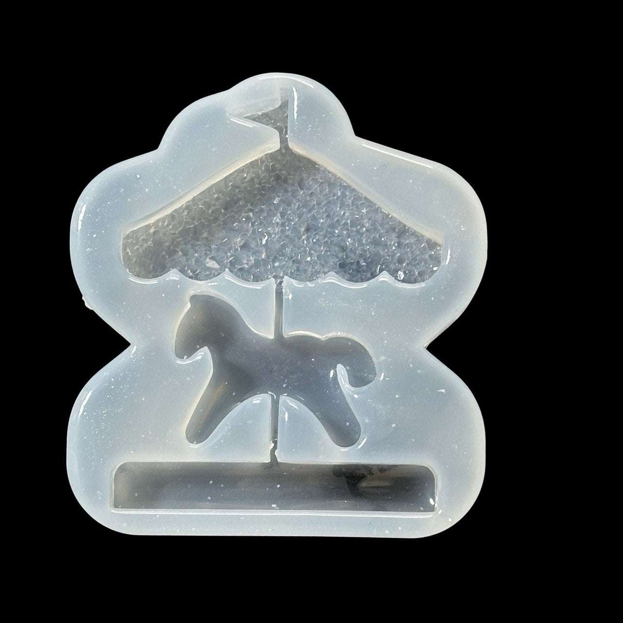 Druzy Carousel Horse Silicone Mold - Ideas Decor Shop