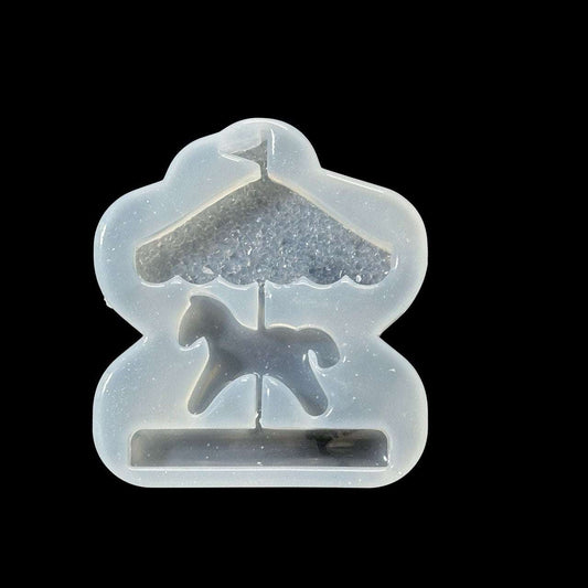 Druzy Carousel Horse Silicone Mold - Ideas Decor Shop