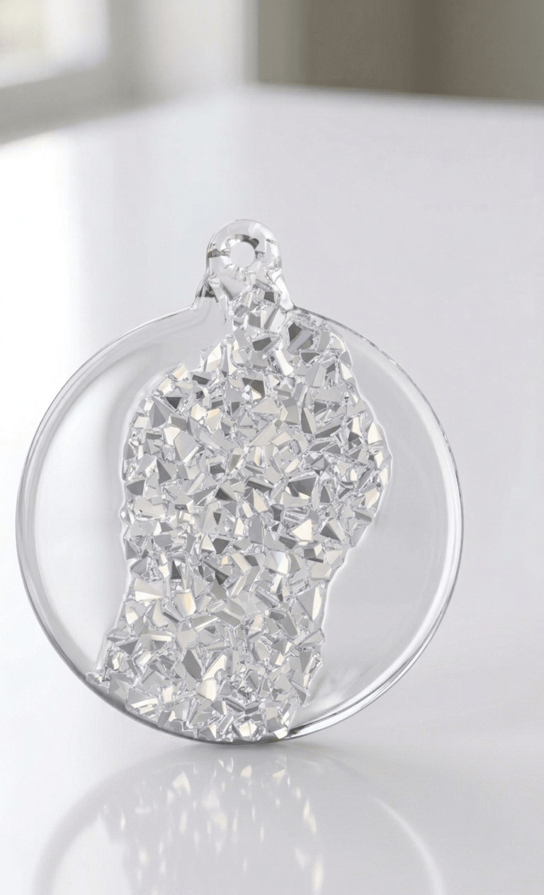 Druzy Christmas Ball Ornament Silicone Mold for Resin - Ideas Decor Shop