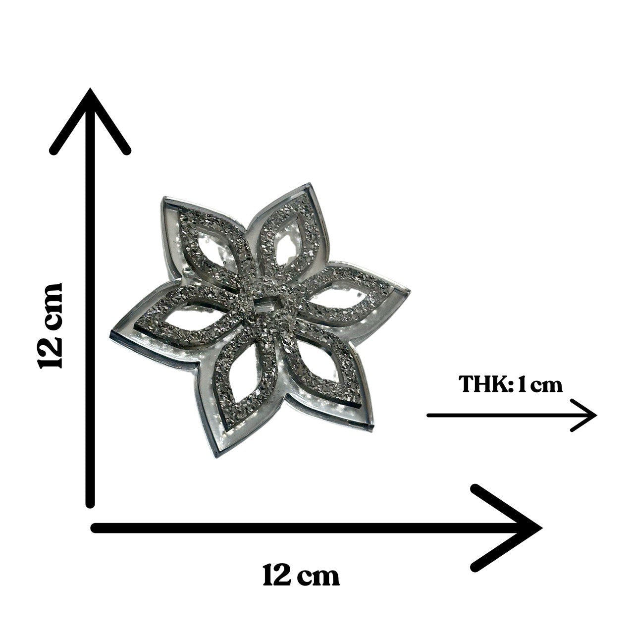 Druzy Crystal Flower Stand Silicone Mold - Ideas Decor Shop