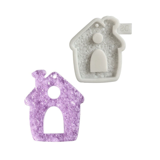 Druzy Crystal House Silicone Mold - Ideas Decor Shop