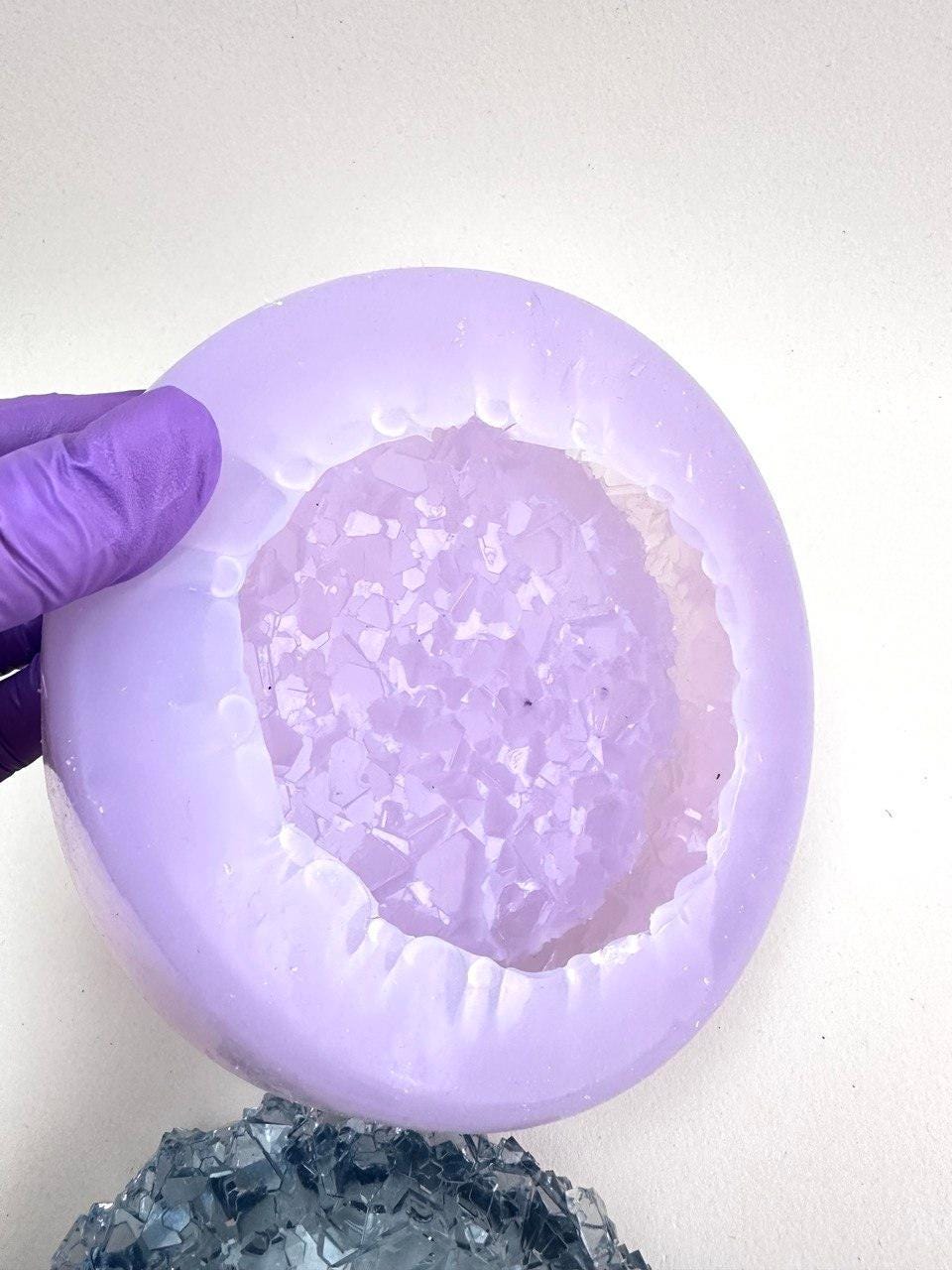 Druzy Crystal Resin Mold - Medium Size Silicone Tray for DIY Decor - Ideas Decor Shop