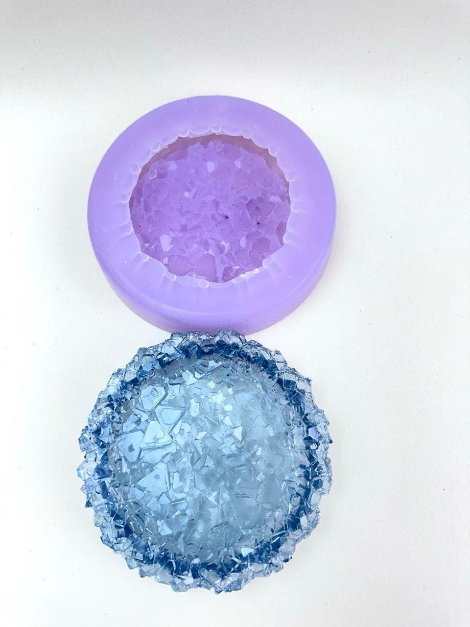 Druzy Crystal Resin Mold - Medium Size Silicone Tray for DIY Decor - Ideas Decor Shop