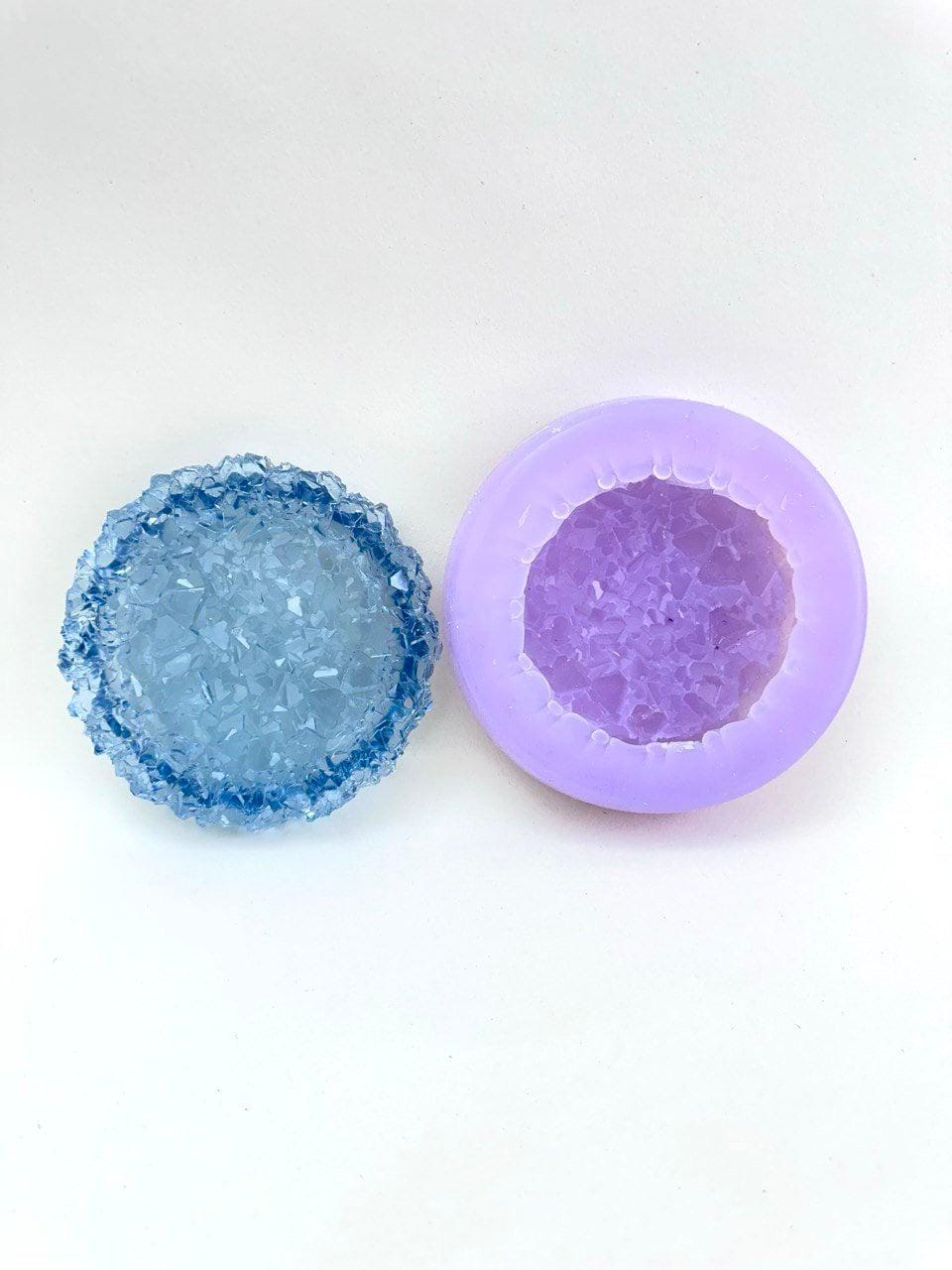 Druzy Crystal Resin Mold - Medium Size Silicone Tray for DIY Decor - Ideas Decor Shop