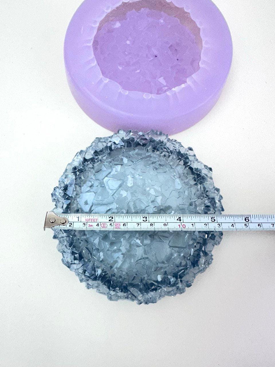 Druzy Crystal Resin Mold - Medium Size Silicone Tray for DIY Decor - Ideas Decor Shop
