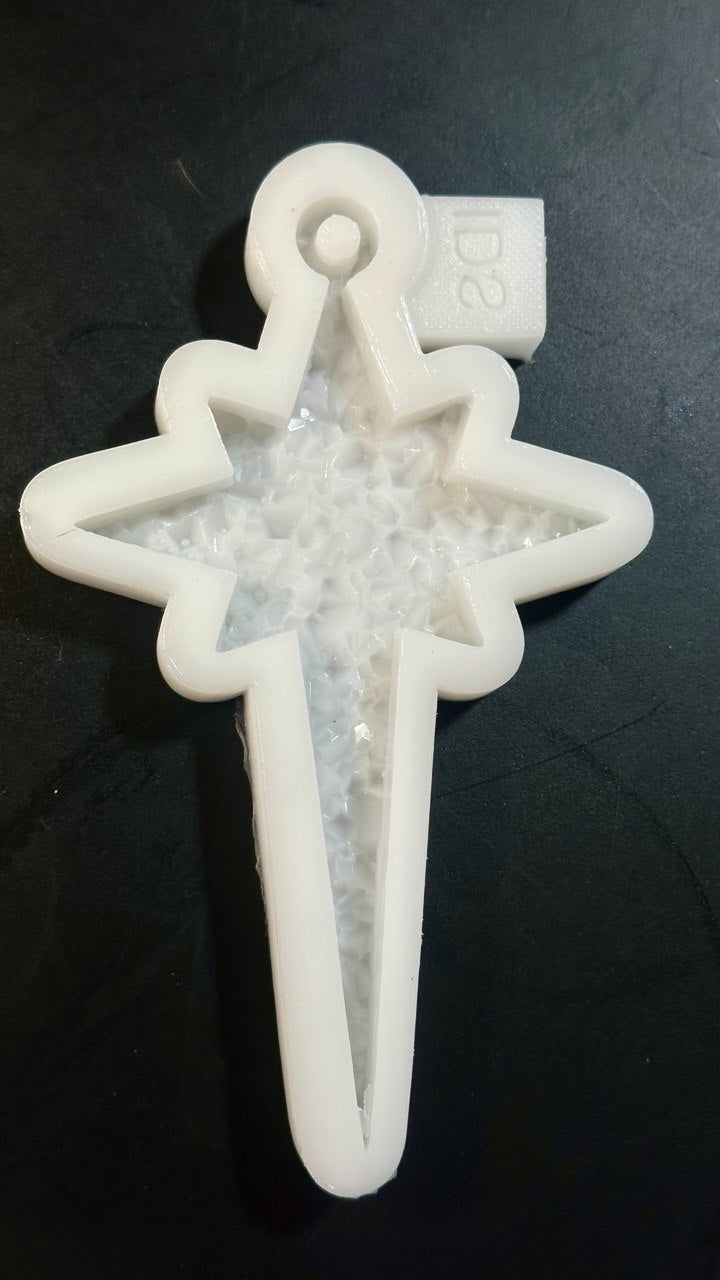 Druzy Crystal Star Christmas Ornament Silicone Mold - Ideas Decor Shop