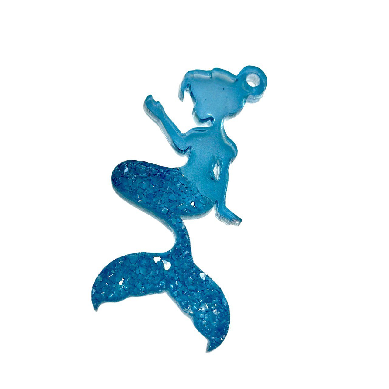 Druzy Embellished Mermaid Silicone Mold for Resin Druzy Ornaments - Ideas Decor Shop