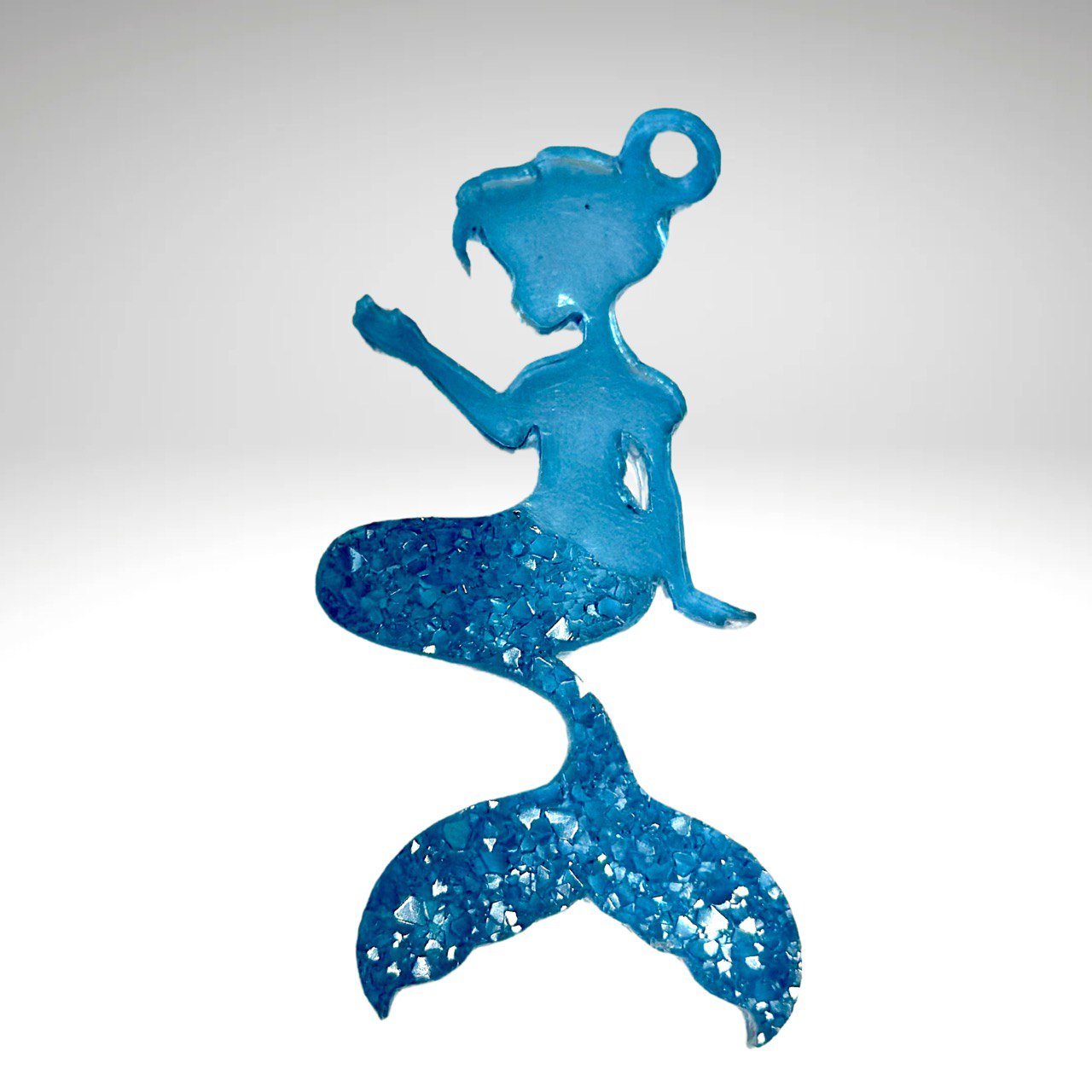 Druzy Embellished Mermaid Silicone Mold for Resin Druzy Ornaments - Ideas Decor Shop