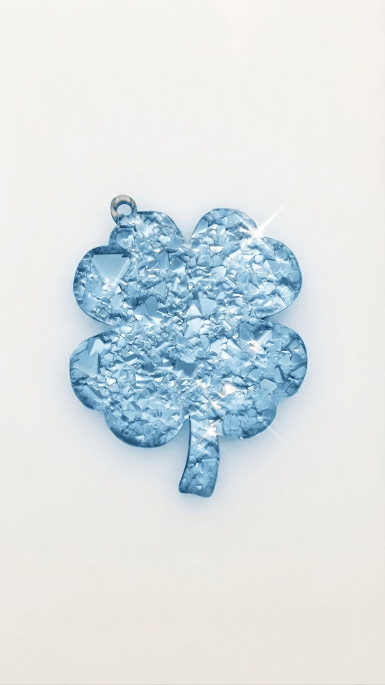Druzy Four-Leaf Clover Resin Mold - Ideas Decor Shop