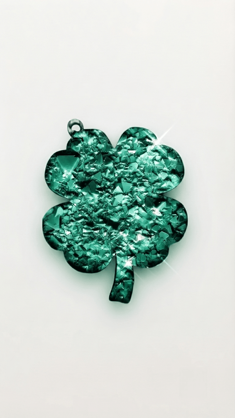 Druzy Four-Leaf Clover Resin Mold - Ideas Decor Shop