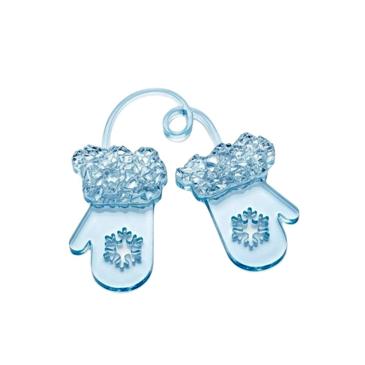 Druzy Mittens Snowflake Ornament Silicone Mold - Ideas Decor Shop