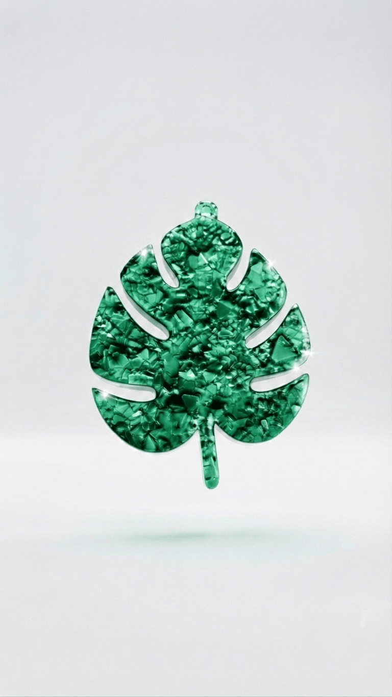 Druzy Monstera Leaf Resin Mold - Ideas Decor Shop