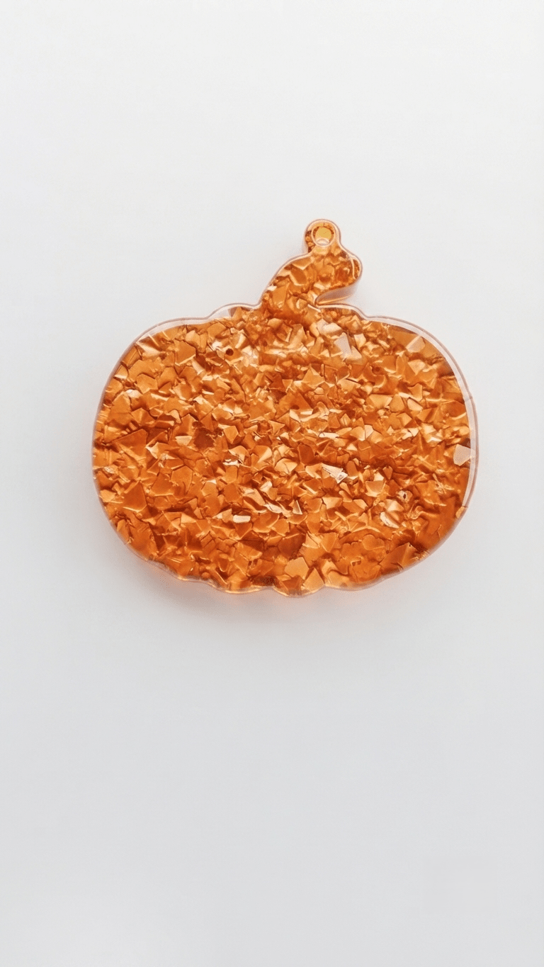Druzy Pumpkin Resin Mold - Ideas Decor Shop
