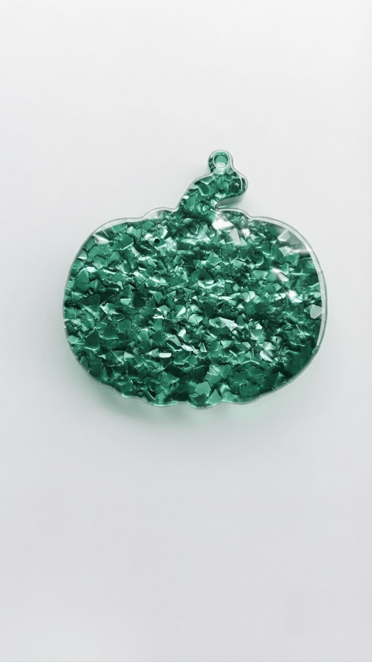 Druzy Pumpkin Resin Mold - Ideas Decor Shop