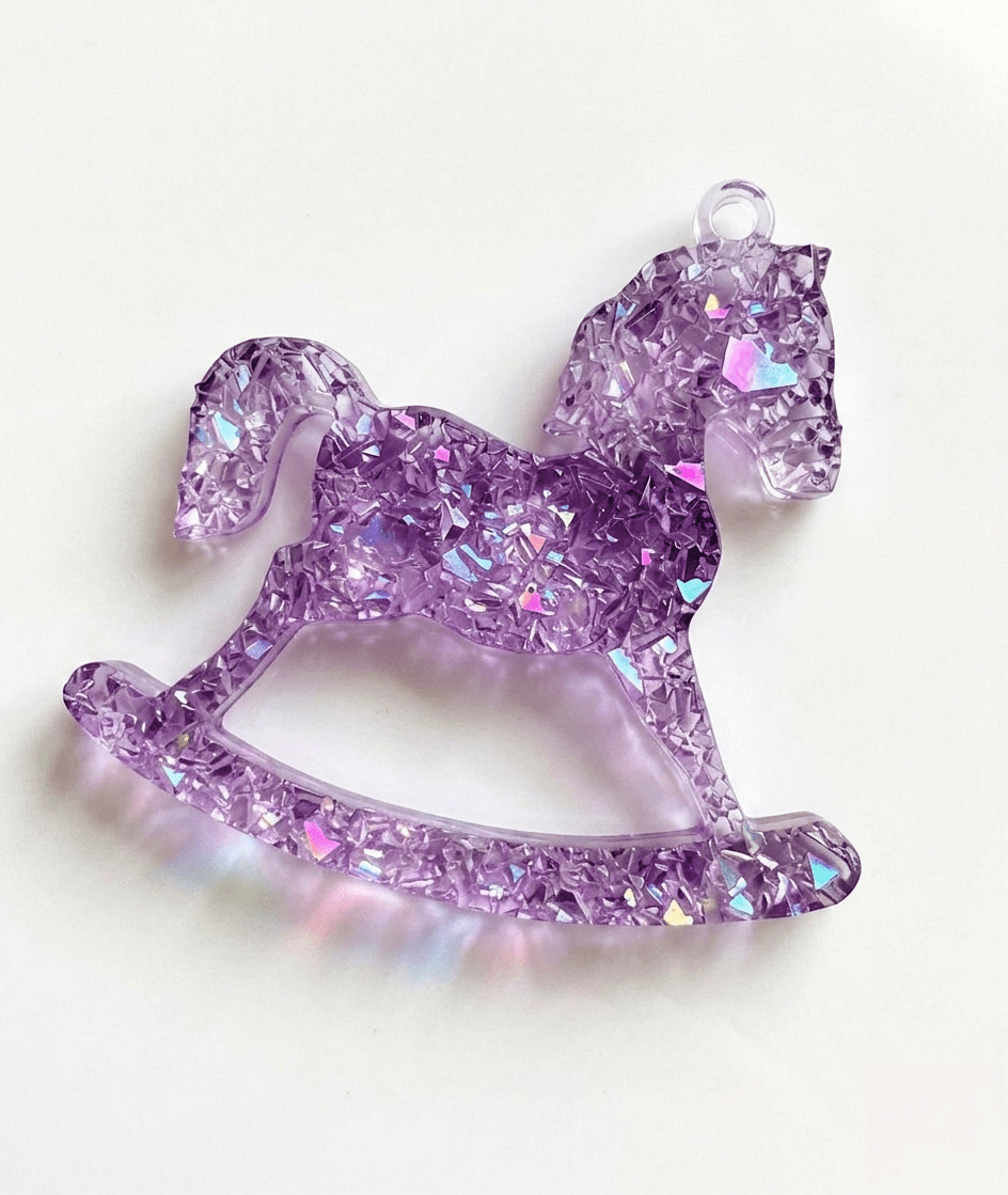 Druzy Rocking Horse Mold - Ideas Decor Shop