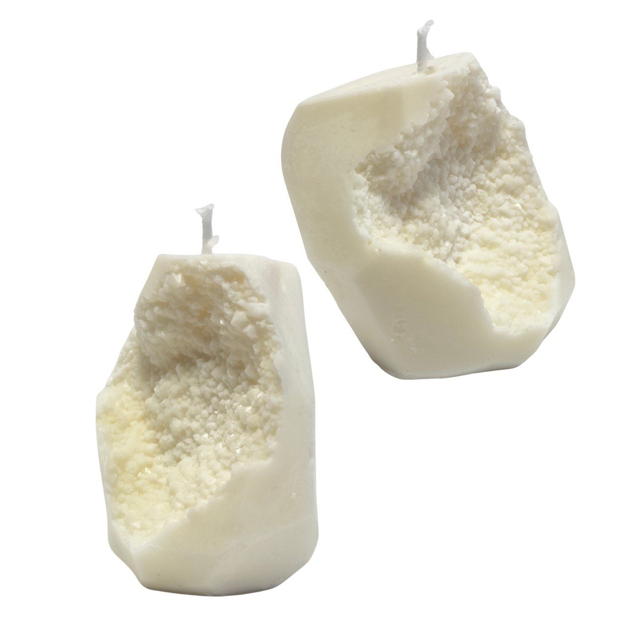 Druzy Silicone Mold - Crystal Candle Geode DIY - Resin Art Supply Mold - Ideas Decor Shop