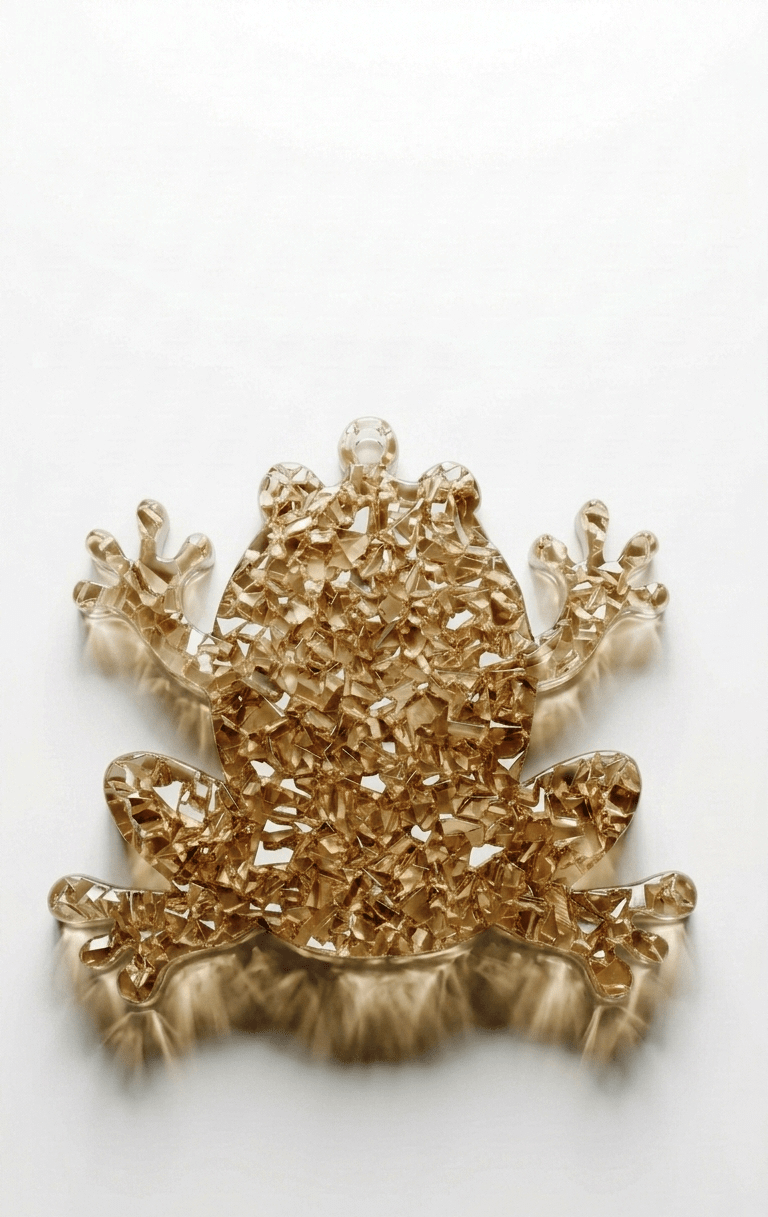 Druzy Silicone Mold Frog Pendant - Ideas Decor Shop