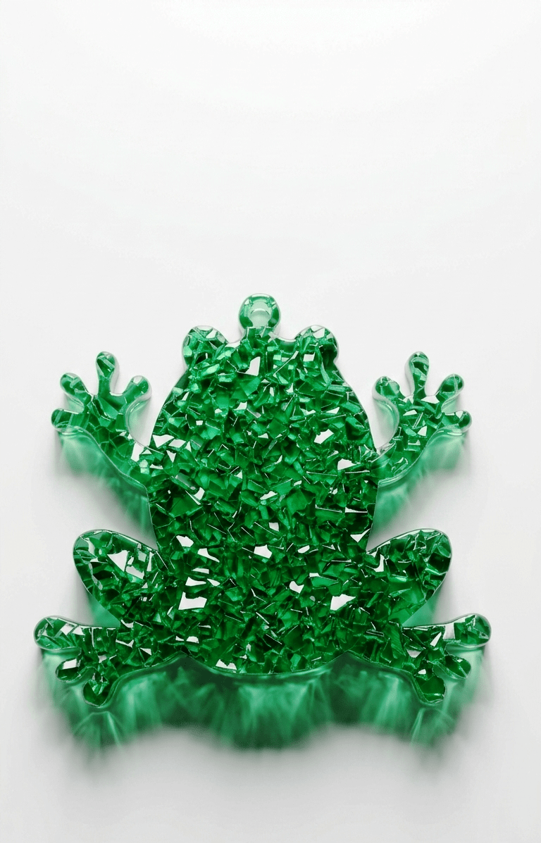 Druzy Silicone Mold Frog Pendant - Ideas Decor Shop
