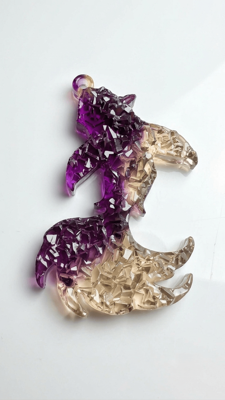 Druzy Silicone Mold Goldfish - Ideas Decor Shop