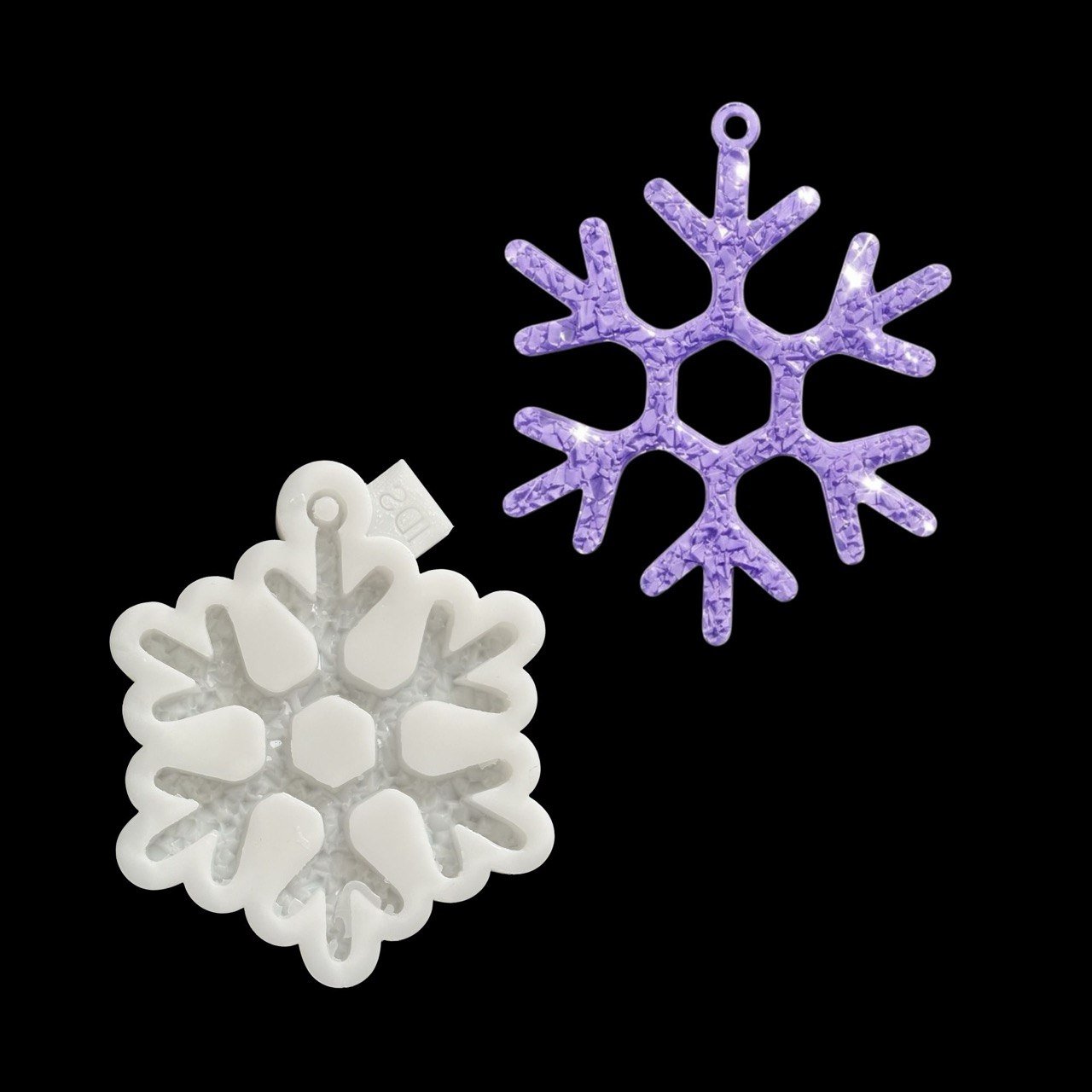 Druzy Snowflake Silicone Mold - Ideas Decor Shop