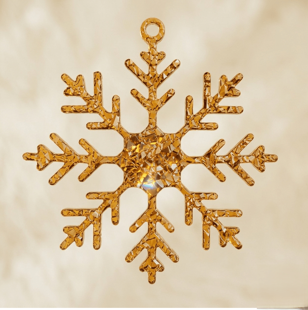 Druzy Snowflake Silicone Mold - Ideas Decor Shop