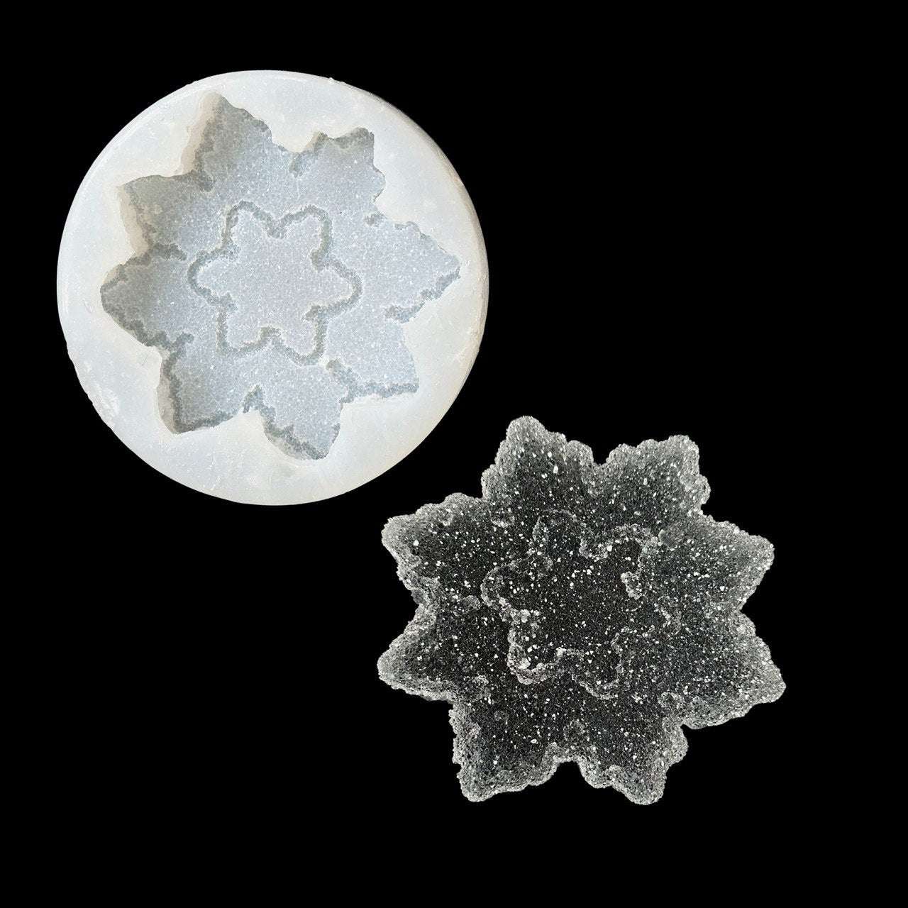 Druzy Tray Mold | Sparkle Geode Jewelry Dish - Ideas Decor Shop