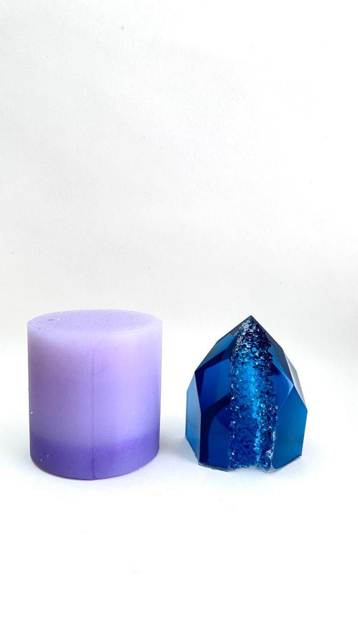 Durable Geode Crystal Silicone Mold for Resin and Candle Making - Ideas Decor Shop