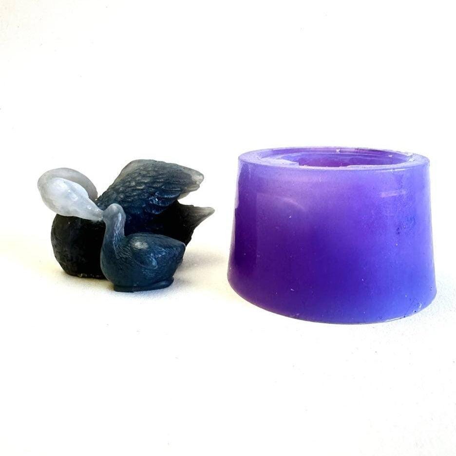 Elegant Swan Silicone Mold for Resin, Epoxy, and Craft Creations - Ideas Decor Shop