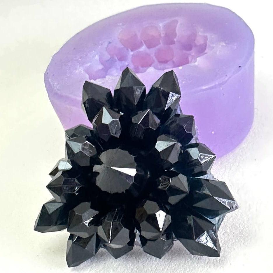 Exquisite Crystal Flower Resin Silicone Mold – Create Stunning Floral Art - Ideas Decor Shop