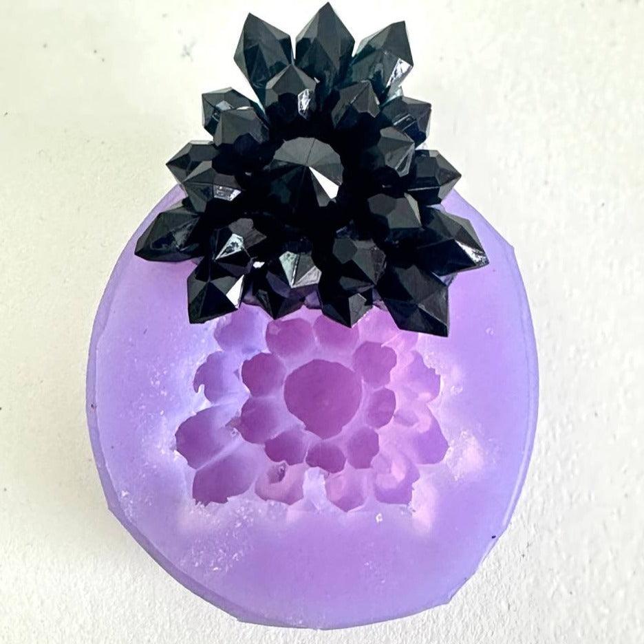 Exquisite Crystal Flower Resin Silicone Mold – Create Stunning Floral Art - Ideas Decor Shop