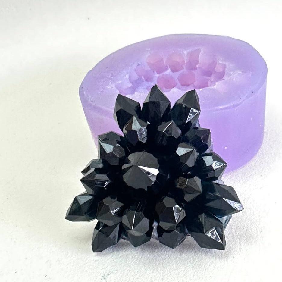 Exquisite Crystal Flower Resin Silicone Mold – Create Stunning Floral Art - Ideas Decor Shop