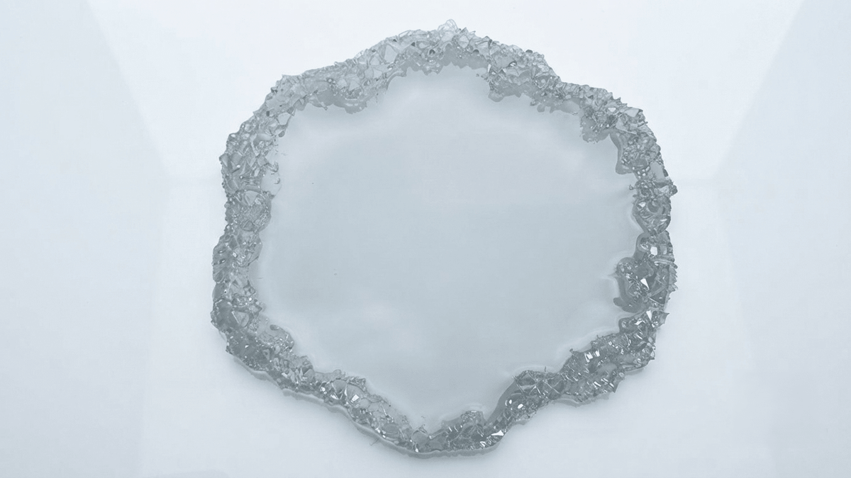 Extra Large Crystal Edge Tray Silicone Mold - Ideas Decor Shop
