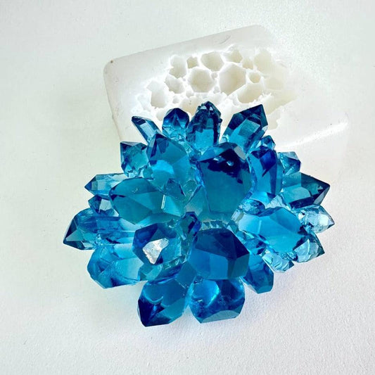 Extra Large Crystal Resin Mold – Create Dazzling Designs Effortlessly - Ideas Decor Shop